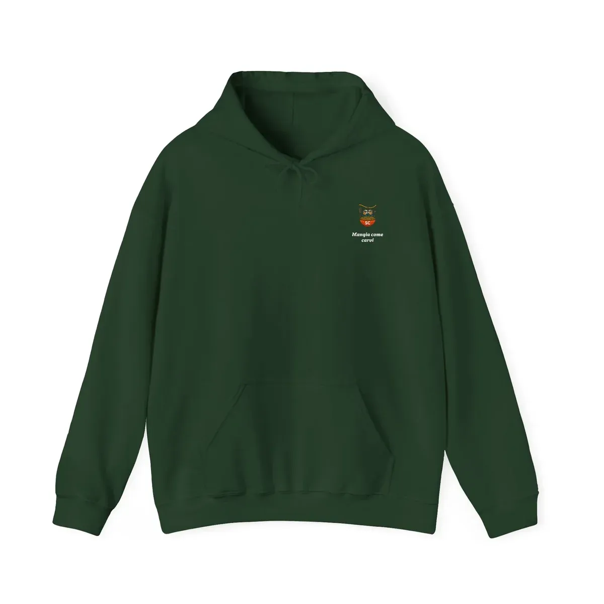 Fronte: Felpa verde foresta